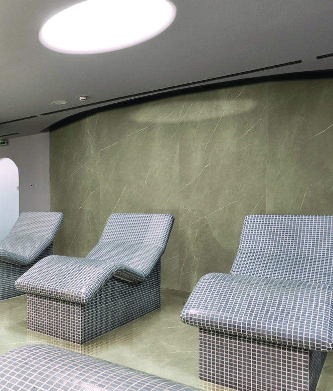 Pietra Grey Taupe Porcelain Design in Australia
