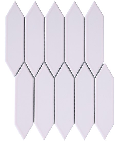 Picket Pink Gloss Mosaic Tile Design in Australia
