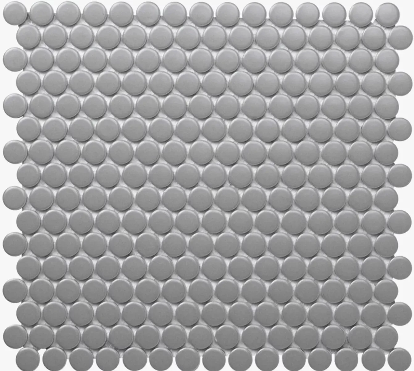 Penny Grey Matt Mosaic Tile Design in Australia