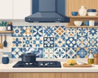 Encaustic Tile Kitchen Splashback Ideas