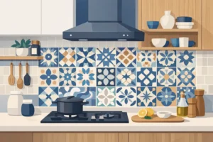 Encaustic Tile Kitchen Splashback Ideas