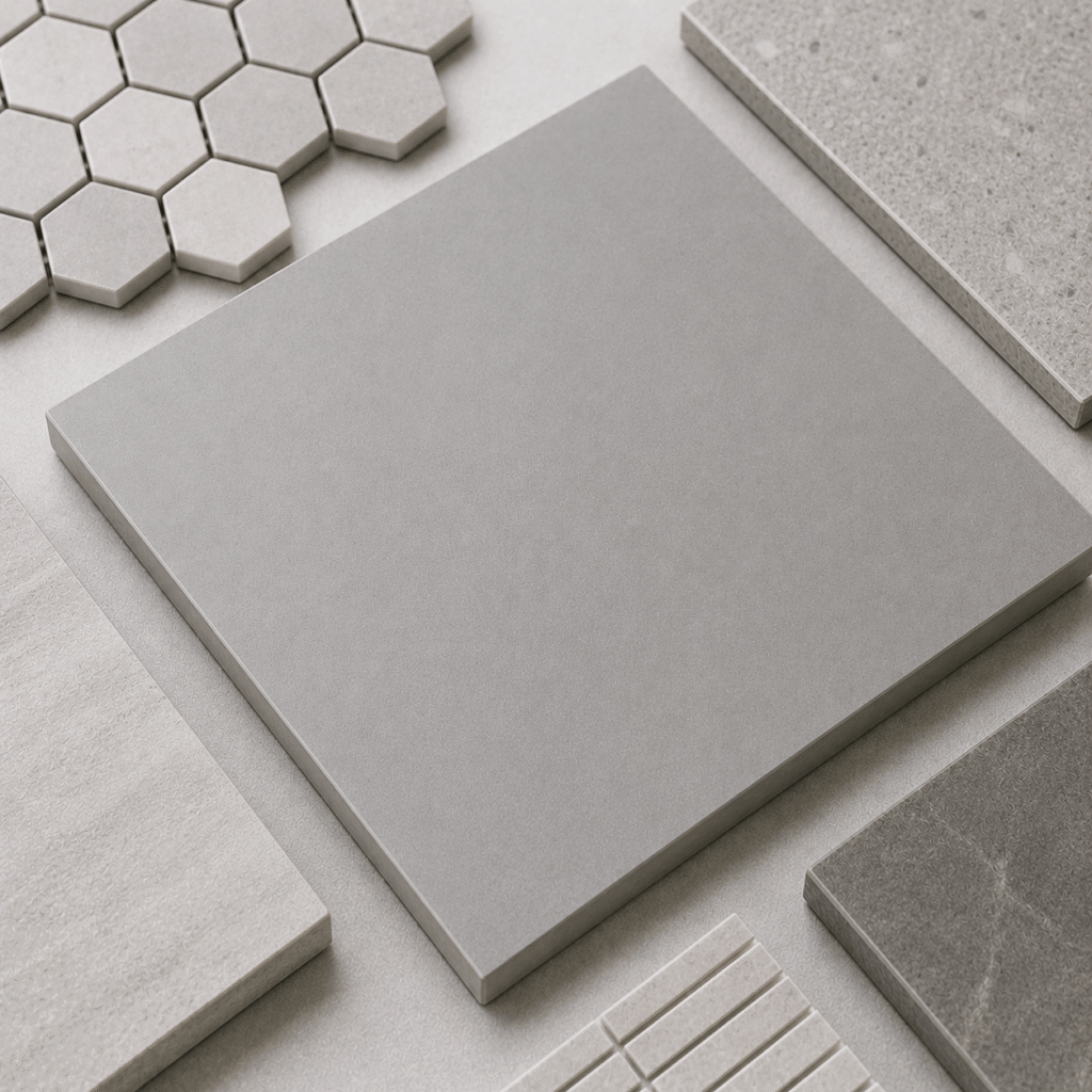 Grey Color Tile. Modern and versatile.