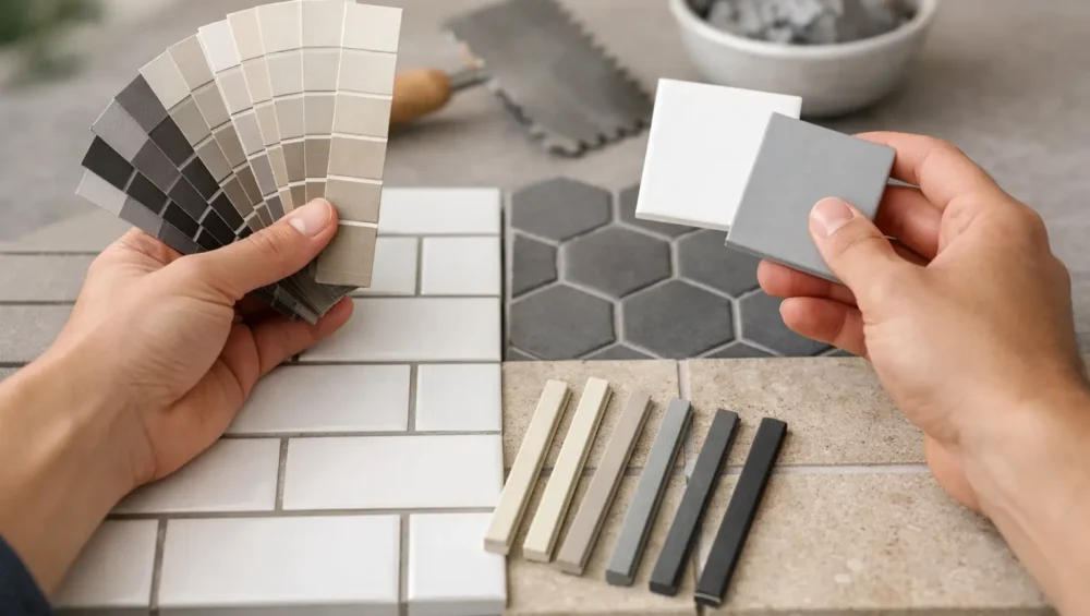 How to Choose Grout Color With Confidence
