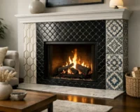 Fireplace Tiles That Turn a Hearth Into a Feature