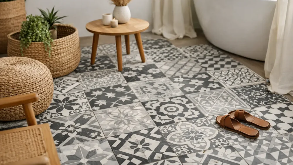 How to Style Patterned Floor Tiles Beautifully
