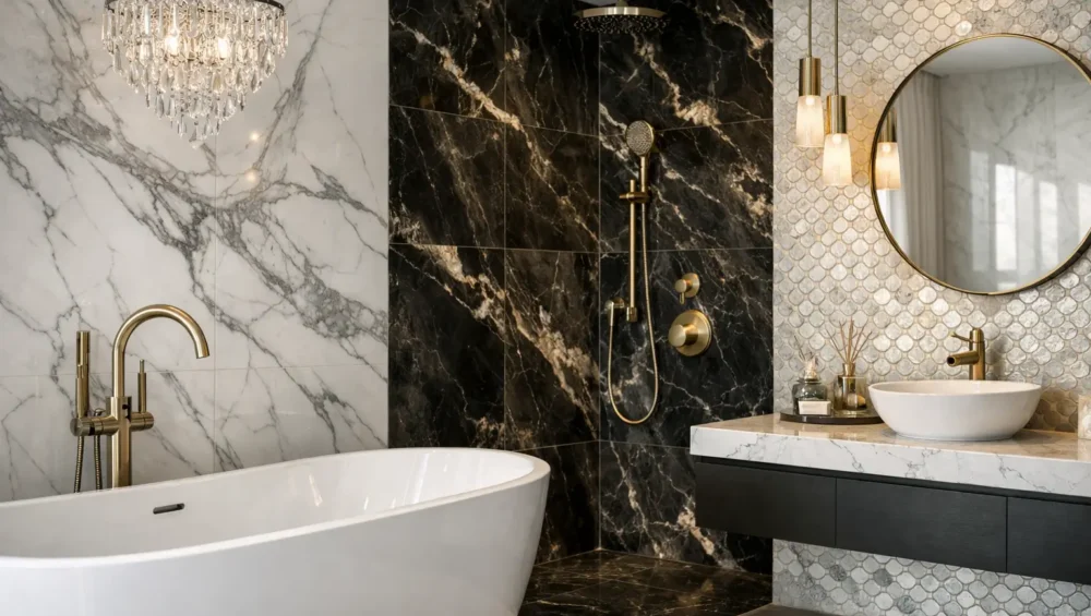 Luxury Bathroom Tile Design Examples That Impress
