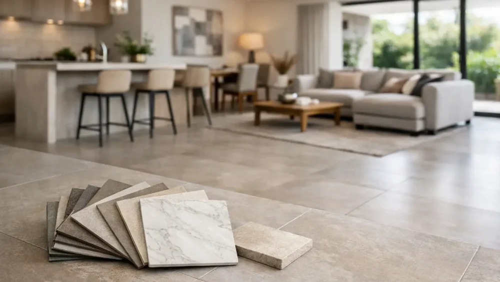 Choosing Tiles for Open Plan Living Spaces
