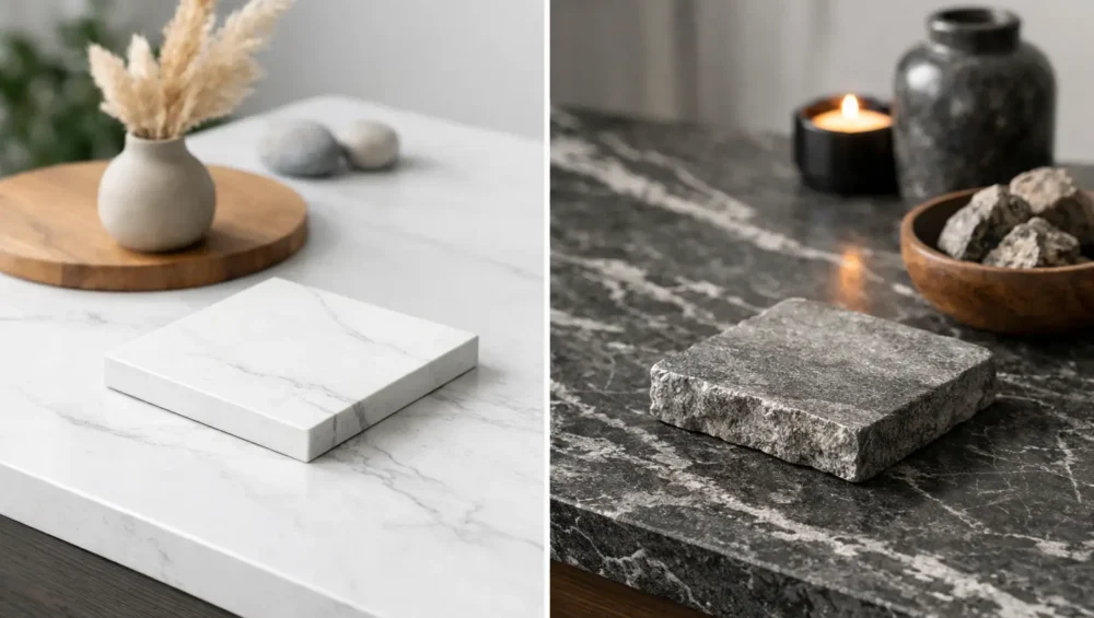 Porcelain Slabs vs Stone: Which Surface Fits?