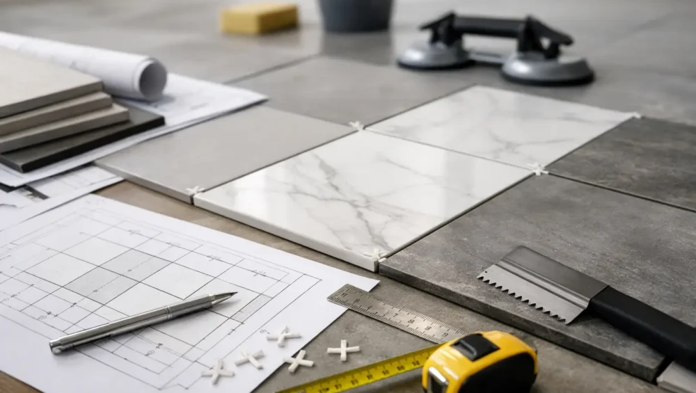 Tile Layout Planning for a Polished Finish