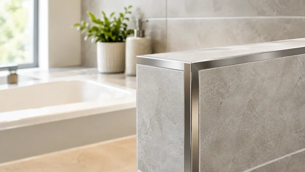Tile Edge Trims That Finish a Room Beautifully